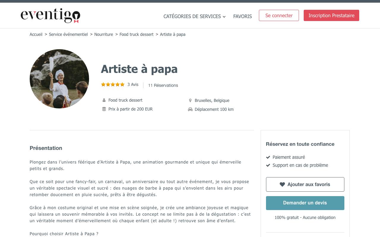 Artiste à Papa