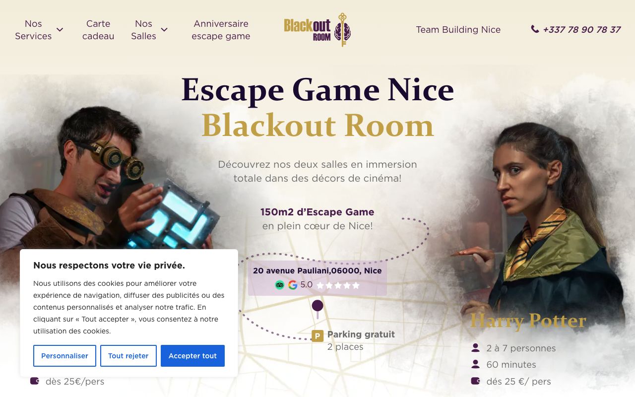 Blackout Room Nice