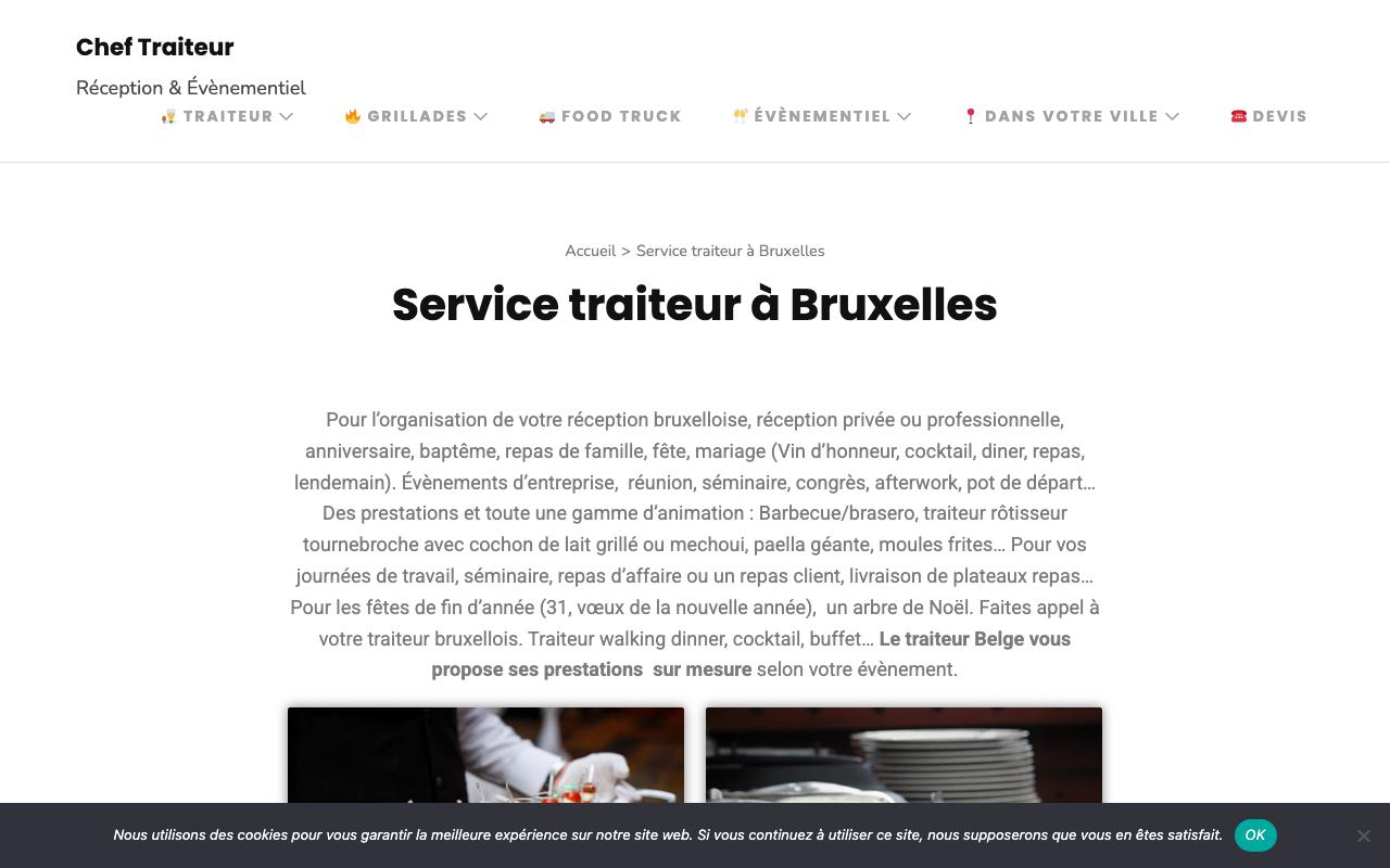 Chef-Traiteur Bruxelles