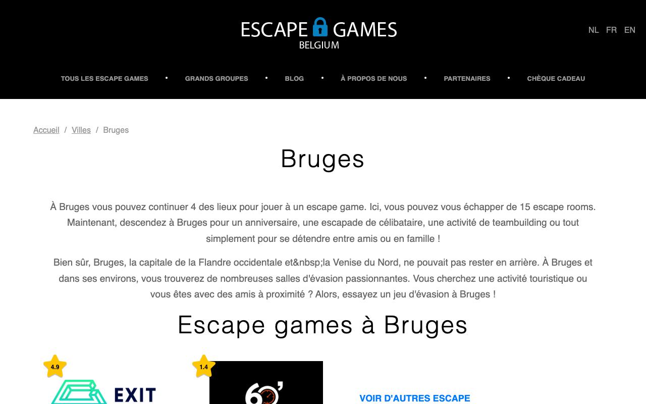 Escape Games Bruges