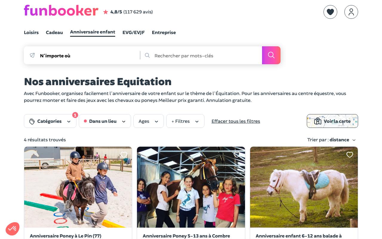 Funbooker Équitation