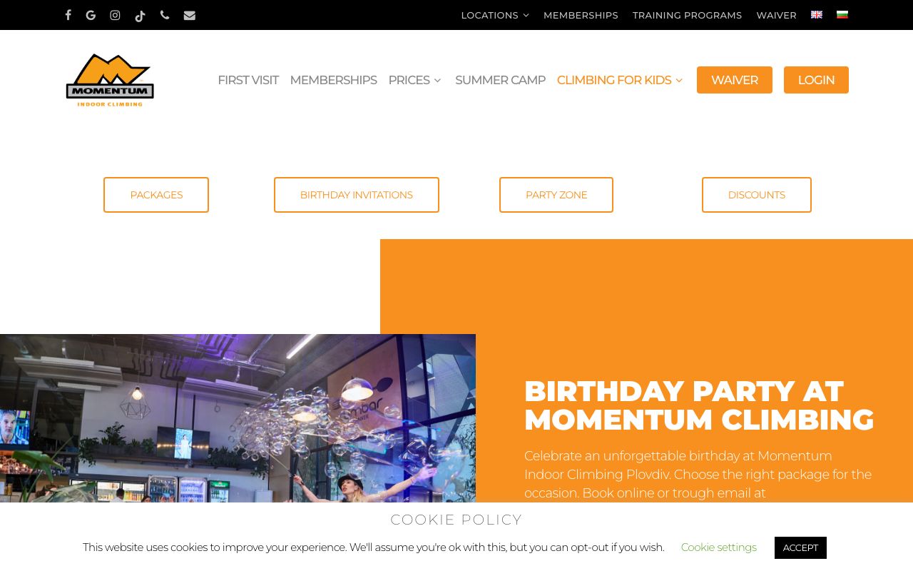 Momentum Climbing