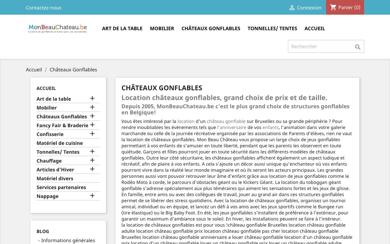 Mon Beau Château Gonflable (MBCG)