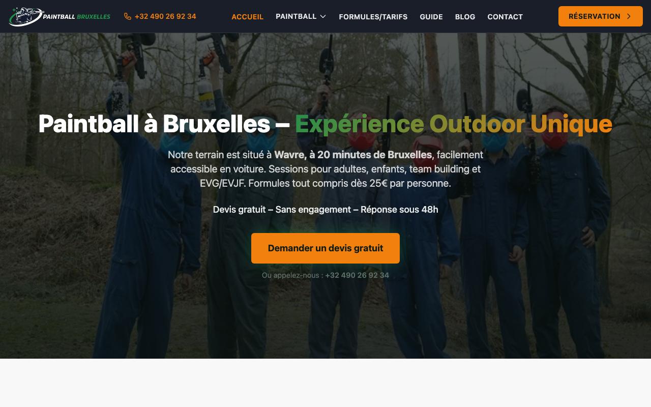 Paintball Bruxelles