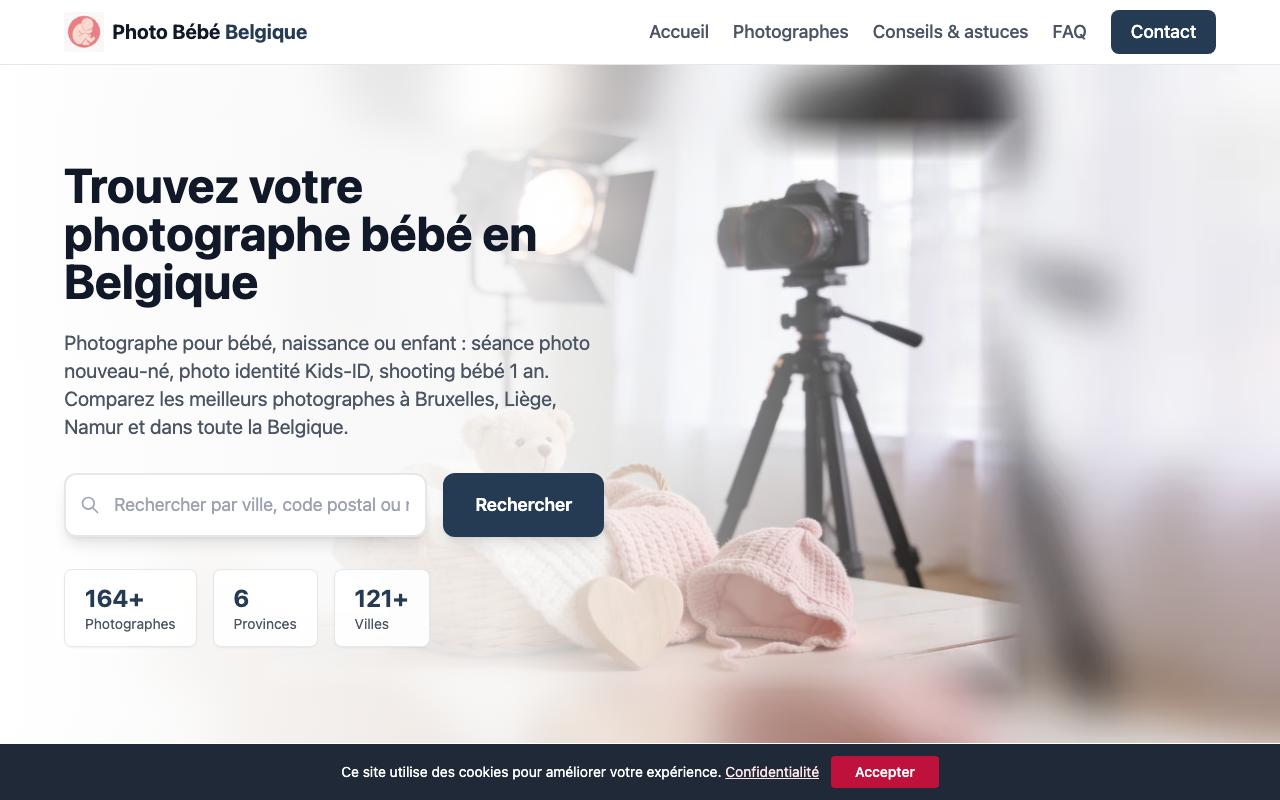 Photographe Bébé Belgique