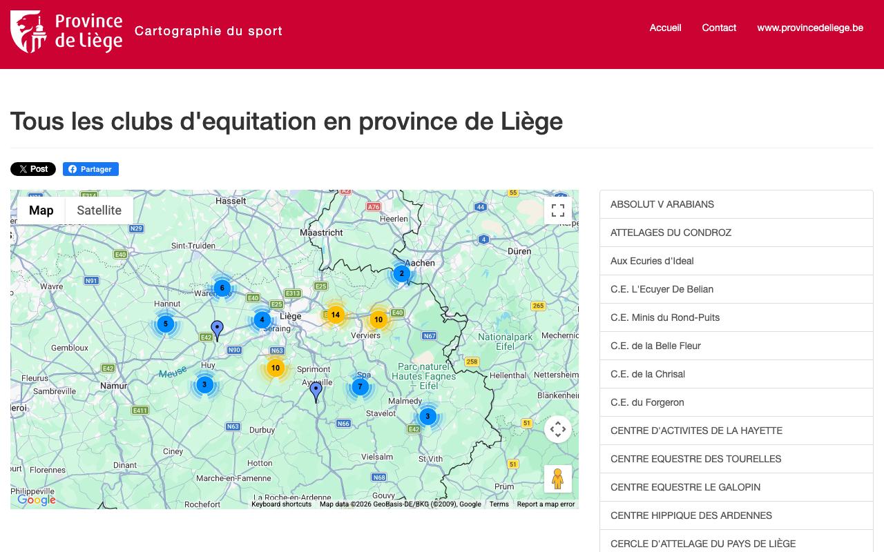 Province de Liège Sport