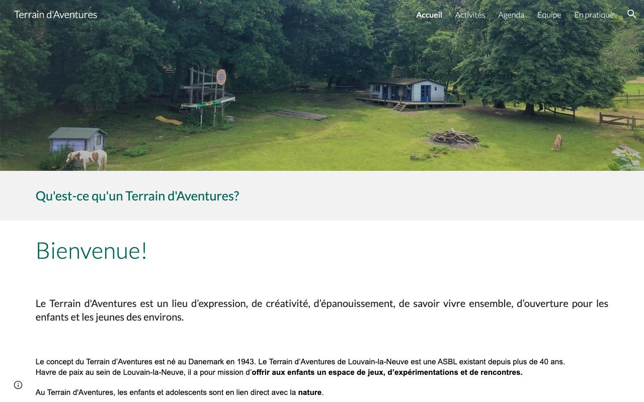 Terrain d'Aventures LLN